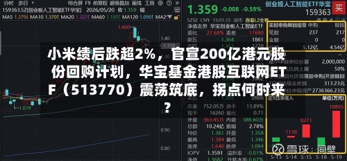 小米绩后跌超2%，官宣200亿港元股份回购计划，华宝基金港股互联网ETF（513770）震荡筑底	，拐点何时来？-第3张图片