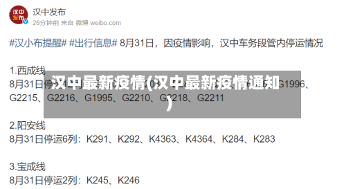 汉中最新疫情(汉中最新疫情通知)-第2张图片