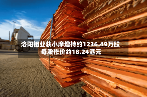 洛阳钼业获小摩增持约1236.49万股 每股作价约18.24港元