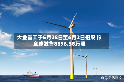 大金重工于5月28日至6月2日招股 拟全球发售8696.58万股-第2张图片