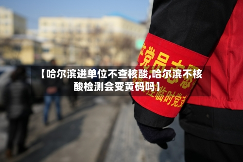 【哈尔滨进单位不查核酸,哈尔滨不核酸检测会变黄码吗】-第2张图片