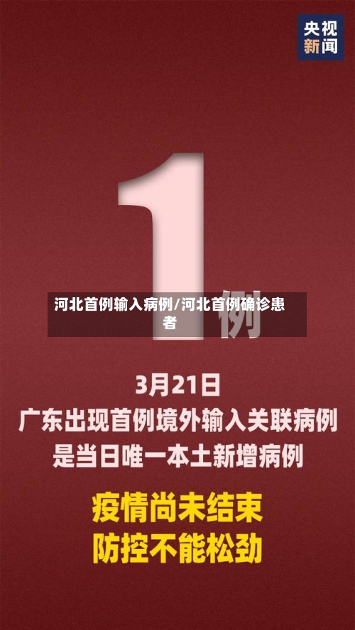 河北首例输入病例/河北首例确诊患者
